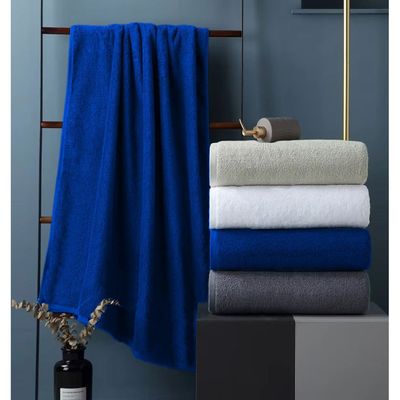 MAXQON Bath Towel - 100% Cotton 600 GSM Large Size (70x140cm) Highly Absorbent And Super Durable, Color Blue