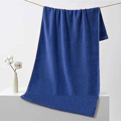 MAXQON Bath Towel - 100% Cotton 600 GSM Large Size (70x140cm) Highly Absorbent And Super Durable, Color Blue