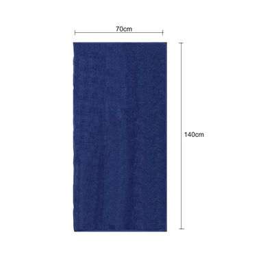 MAXQON Bath Towel - 100% Cotton 600 GSM Large Size (70x140cm) Highly Absorbent And Super Durable, Color Dark Blue