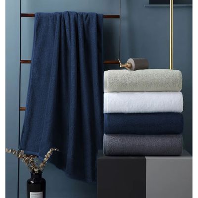 MAXQON Bath Towel - 100% Cotton 600 GSM Large Size (70x140cm) Highly Absorbent And Super Durable, Color Dark Blue