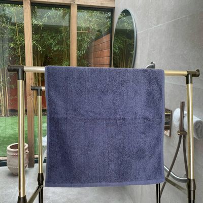 MAXQON Pack Of 2 - Hand Towel - 100% Cotton 600 GSM Medium Size (45x75cm) Highly Absorbent And Super Durable, Color Dark Blue