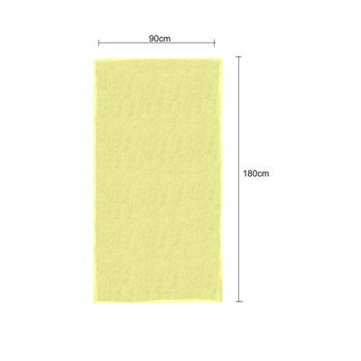 MAXQON Beach Towel - 100% Cotton 600 GSM Over Sized (90x180cm), Highly Absorbent Bath Sheet For Pool, Beach, Fitness, Sports, Yoga, Color-Cream