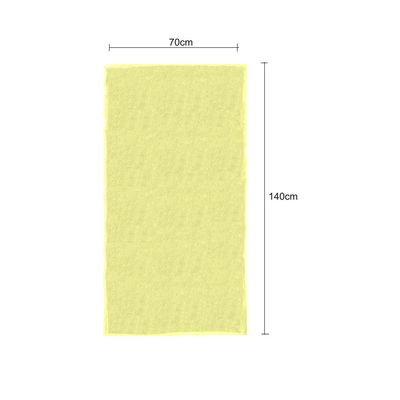 MAXQON Pack Of 2 - Bath Towel - 100% Cotton 600 GSM Large Size (70x140cm) Highly Absorbent And Super Durable , Color Cream