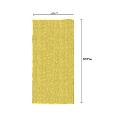 MAXQON Beach Towel - 100% Cotton 600 GSM Over Sized (90x180cm), Highly Absorbent Bath Sheet For Pool, Beach, Fitness, Sports, Yoga, Color-Beige