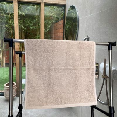 MAXQON Pack Of 2 - Hand Towel - 100% Cotton 600 GSM Medium Size (45x75cm) Highly Absorbent And Super Durable, Color Beige