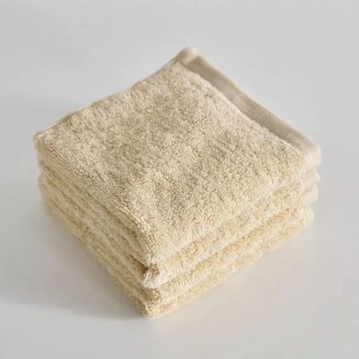 MAXQON Pack Of 10 - Face Towel - 100% Cotton Small Size (30x30cm) Highly Absorbent And Super Durable, Color Beige