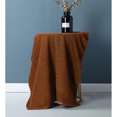 MAXQON Bath Towel - 100% Cotton 600 GSM Large Size (70x140cm) Highly Absorbent And Super Durable, Color Brown