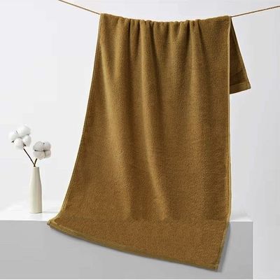 MAXQON Bath Towel - 100% Cotton 600 GSM Large Size (70x140cm) Highly Absorbent And Super Durable, Color Brown