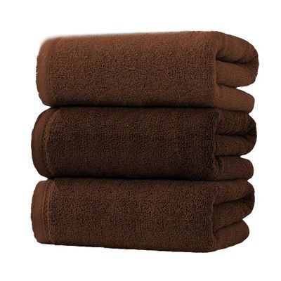 MAXQON Bath Towel - 100% Cotton 600 GSM Large Size (70x140cm) Highly Absorbent And Super Durable, Color Brown