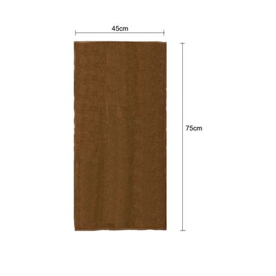 MAXQON Pack Of 2 - Hand Towel - 100% Cotton 600 GSM Medium Size (45x75cm) Highly Absorbent And Super Durable, Color Brown