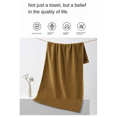 MAXQON Pack Of 2 - Hand Towel - 100% Cotton 600 GSM Medium Size (45x75cm) Highly Absorbent And Super Durable, Color Brown