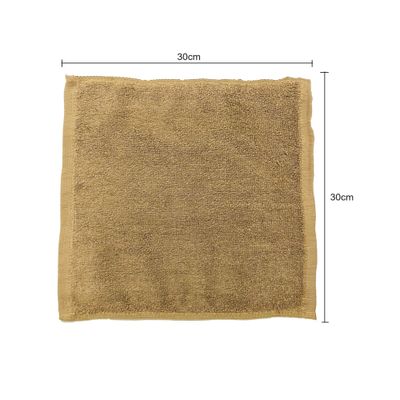 MAXQON Pack Of 10 - Face Towel - 100% Cotton Small Size (30x30cm) Highly Absorbent And Super Durable, Color Brown