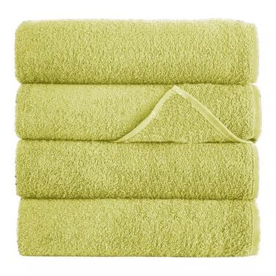 MAXQON 6-Pieces Towel Set - 100% Cotton 600 GSM, 1xBath Towel(70x140cm), 1xHand Towel(45x75cm), 4xFace Towel(30x30cm), Highly Absorbent Super Durable, Color-Cream