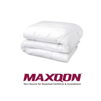 MAXQON Duvet Comforter Microfiber Single, Color White, Size 150x200cm