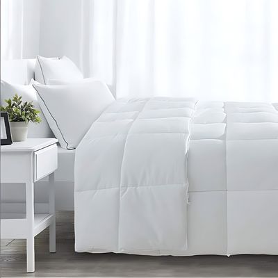 MAXQON Duvet Comforter Microfiber Single, Color White, Size 150x200cm