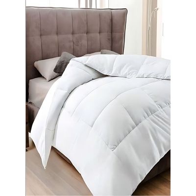 MAXQON Duvet Comforter Cotton Single, Color White, Size 150x200cm