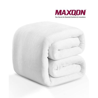 MAXQON Mattress Protector Cotton Terry Fabric 100%Waterproof, Color White, Single Size 100x200+20cm