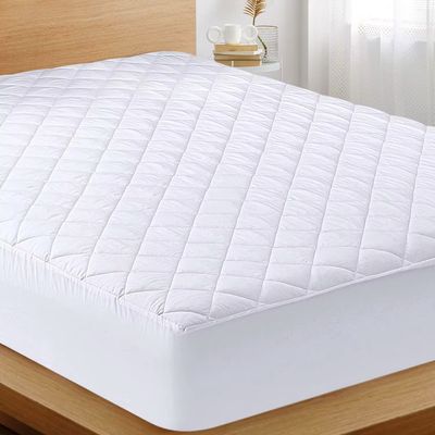 MAXQON Mattress Protector Cotton Soft Quilted, 100%Waterproof, Color White, Single Size 100x200+20cm