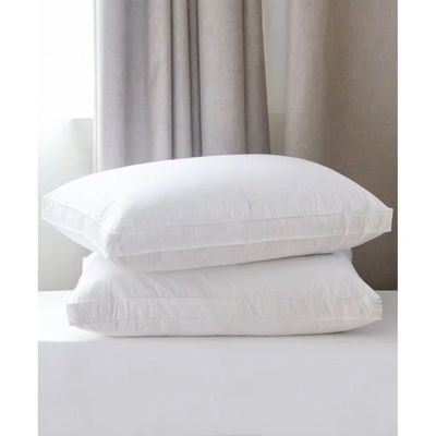 MAXQON 1-Piece Bed Pillow Double Piping Hotel Standard Extra Soft Microfiber Anti Allergic&Anti-bacterial,  Size(50x70CM)