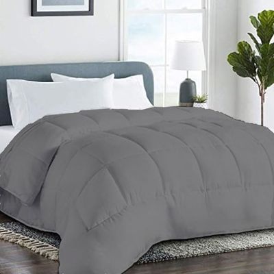 MAXQON Duvet Comforter Microfiber Single, Color Grey, Size 150x200cm