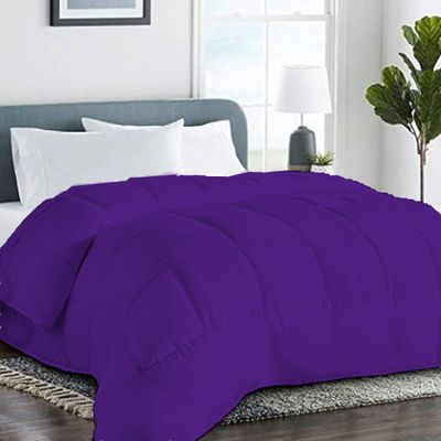 MAXQON Duvet Comforter Microfiber Single, Color Purple, Size 150x200cm