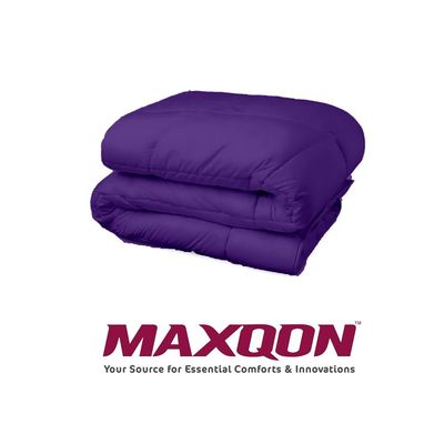 MAXQON Duvet Comforter Microfiber Single, Color Purple, Size 150x200cm