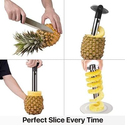 Pineapple Corer And Slicer - Black