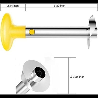 Pineapple Corer And Slicer - Yellow