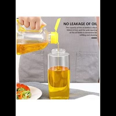 Olive Oil Dispenser Bottle for Cooking Includes 17oz 500ml Sized Bottle 