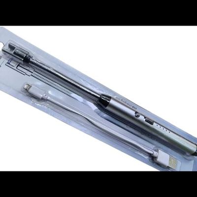 Mirfa 360 Degrees Rechargeable Candle Lighter - Silver
