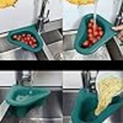 Mirfa Swan Kitchen Sink Drain Basket Colander Strainer