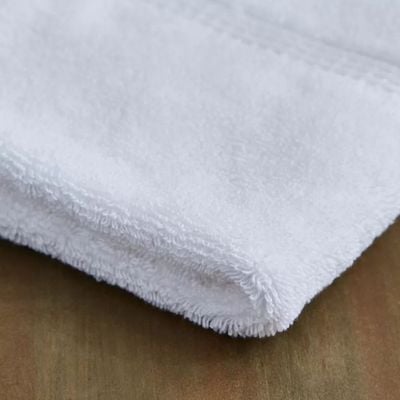 Face Towel - White - 100% Cotton (Pack of 1)