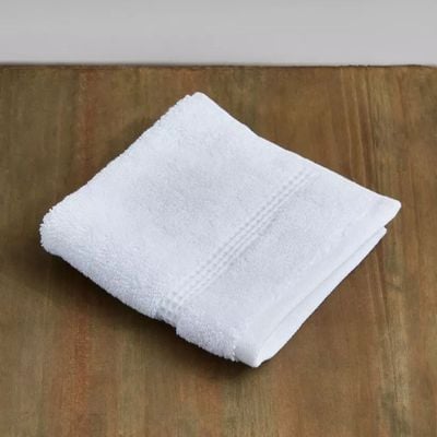 Face Towel - White - 100% Cotton (Pack of 1)