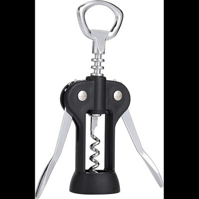 Mirfa Wing Corkscrew Wine Bottle Opener (Black)