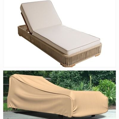 Caesar Sunbed Protection Cover - L220xW100x40cm - Beige