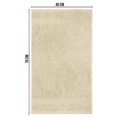Extra Large Bath Towels Set (Pack of 6) 2 Bath Sheet 90x180cm, 1 Bath Towel 70x140cm, 1 Hand Towel 40x70cm, 2 Face Towel 30x30cm, Cream - 550 GSM 100% Cotton Soft Bathroom Towels, Quick Drying, Highly Absorbent, Perfect for Hotels, Spas and Homes Extra Large Bath Towels Set (Pack of 6) 2 Bath Sheet 90x180cm, 1 Bath Towel 70x140cm, 1 Hand Towel 40x70cm, 2 Face Towel 30x30cm, Cream - 550 GSM 100% Cotton Soft Bathroom Towels, Quick Drying, Highly Absorbent, Perfect for Hotels, Spas and Homes