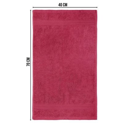 Ideal Home 100% Cotton 7 pc Bath Sheet Set Pink 