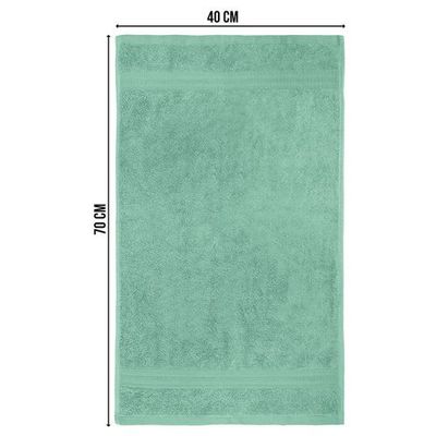 Ideal Home 100% Cotton 8 pc Bath Sheet Set Mint Green