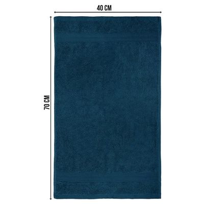 Ideal Home 100% Cotton 8 pc Bath Sheet Set Teal Blue