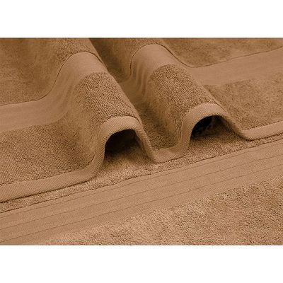 Ideal Home 100% Cotton 6 pc Bath Towel Set Camel