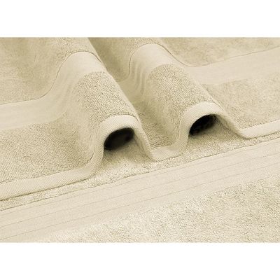 Ideal Home 100% Cotton 6 pc Bath Towel Set Cream