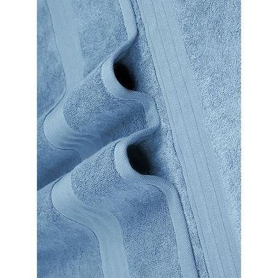 Ideal Home 100% Cotton 6 pc Hand Towel Set Sky Blue