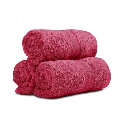 Ideal Home 100% Cotton 6 pc Hand Towel Set Pink 