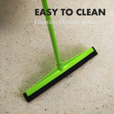 Clean & Care Combo Pack Spin Mop & Floor Squeegee Cleaning for Home Kitchen Bathroom Office Durable and Long lasting (Assorted)