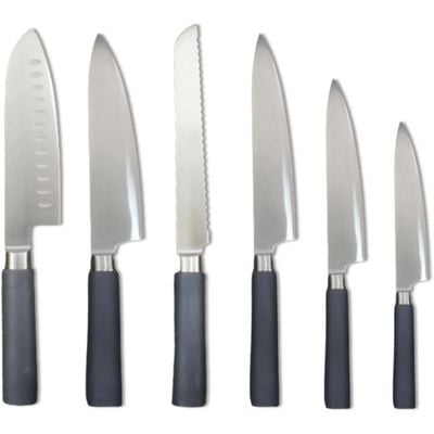 Auroware 6-Piece Kitchen Knife Set, Stainless Steel, Professional Kitchen Knife Set for Home Use, Sharp, 6 Different set Utility Kitchen knife