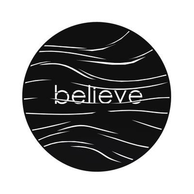 Mourah Metal Wall Art Believe - Black - 2 Years Warranty