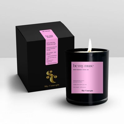 Be My Muse - Luxury Scented Candle (BLACK)