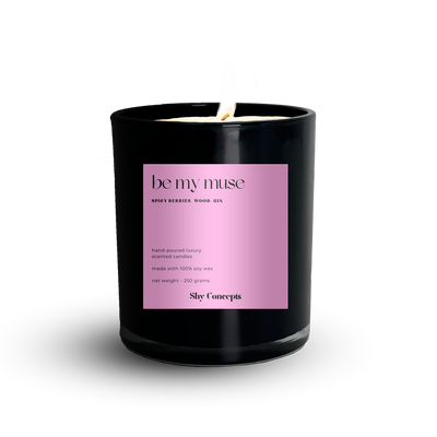 Be My Muse - Luxury Scented Candle (BLACK)