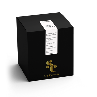 Silent Whispers - Luxury Scented Candle (BLACK)