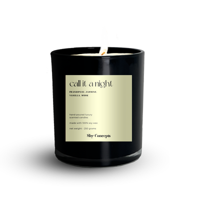 Call it a Night- Luxury Scented Candle (BLACK)